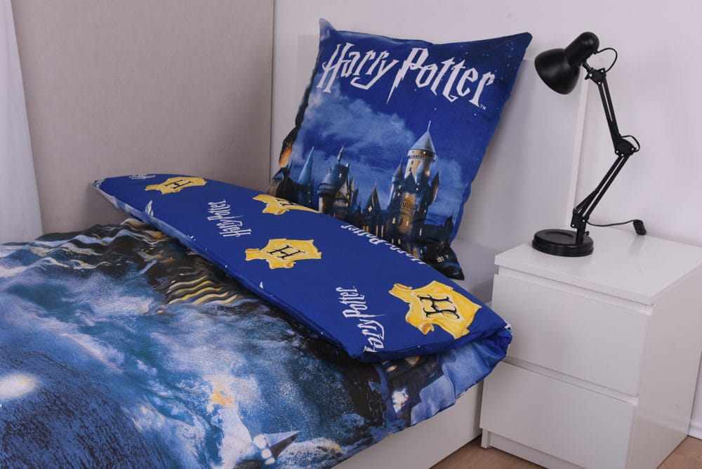 Harry Potter Duvet Set Blue 135 x 200 cm / 80 x 80 cm