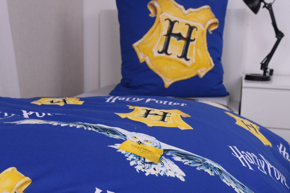Harry Potter Duvet Set Blue 135 x 200 cm / 80 x 80 cm