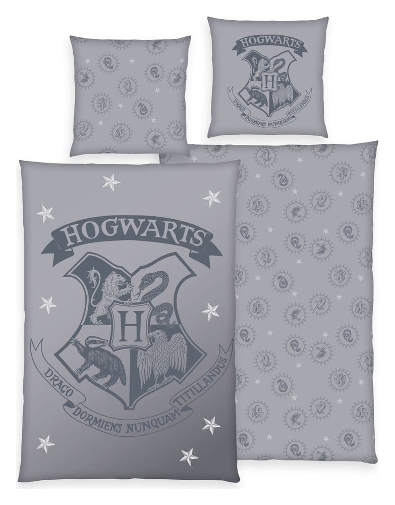 Harry Potter Bed Linen Mystical Gray 135 x 200 cm