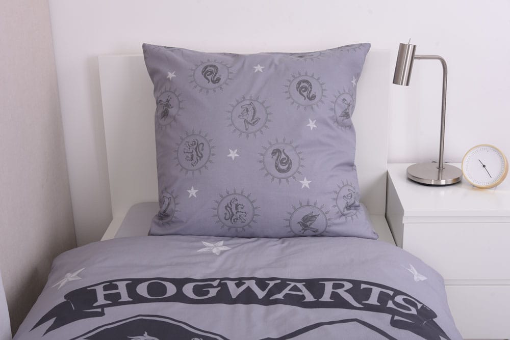 Harry Potter Duvet Set Grey 135 x 200 cm / 80 x 80 cm Blankets & Duvets
