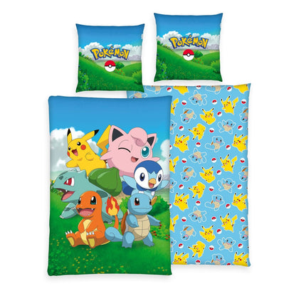 Pokemon Duvet Set Group A 135 x 200 cm / 80 x 80 cm Blankets & Duvets