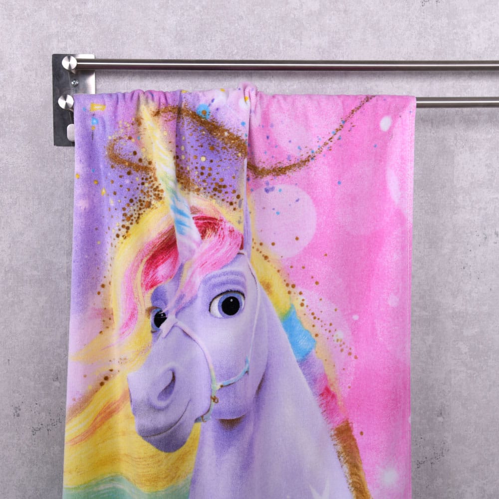 Unicorn Academy Velour Towel Magic 75 x 150 cm Towels