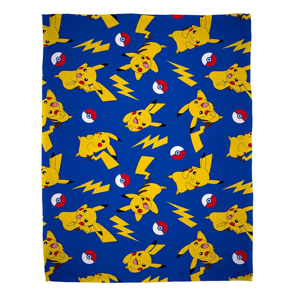 Pokemon blanket Pikachu Allover Print 130 x 170 cm Blankets & Duvets