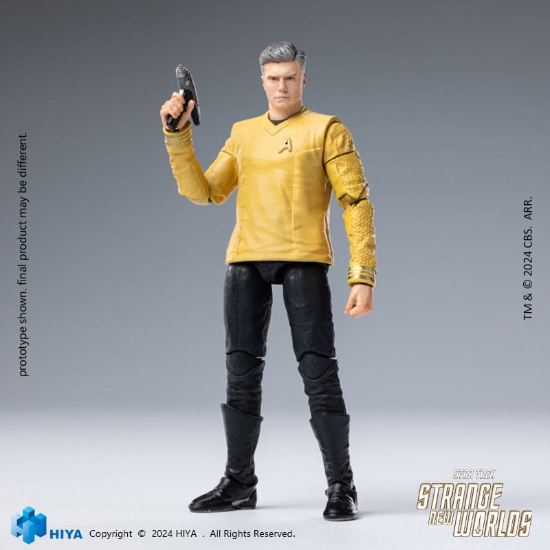 Star Trek Strange New Worlds Exquisite Mini Series  Actionfigur 1/18 Pike 11 cm Hiya Toys
