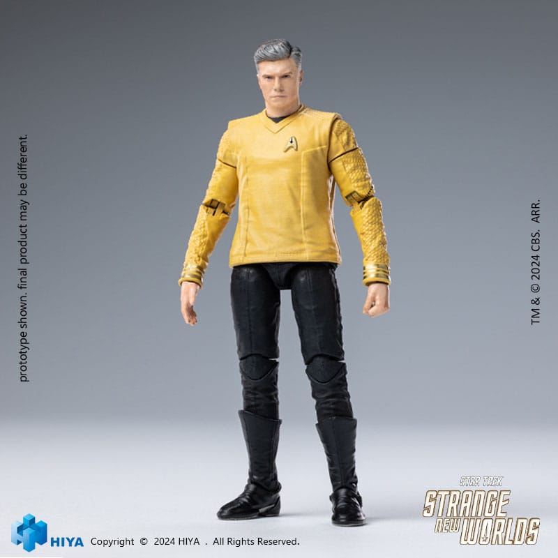 Star Trek Strange New Worlds Exquisite Mini Series  Actionfigur 1/18 Pike 11 cm Hiya Toys