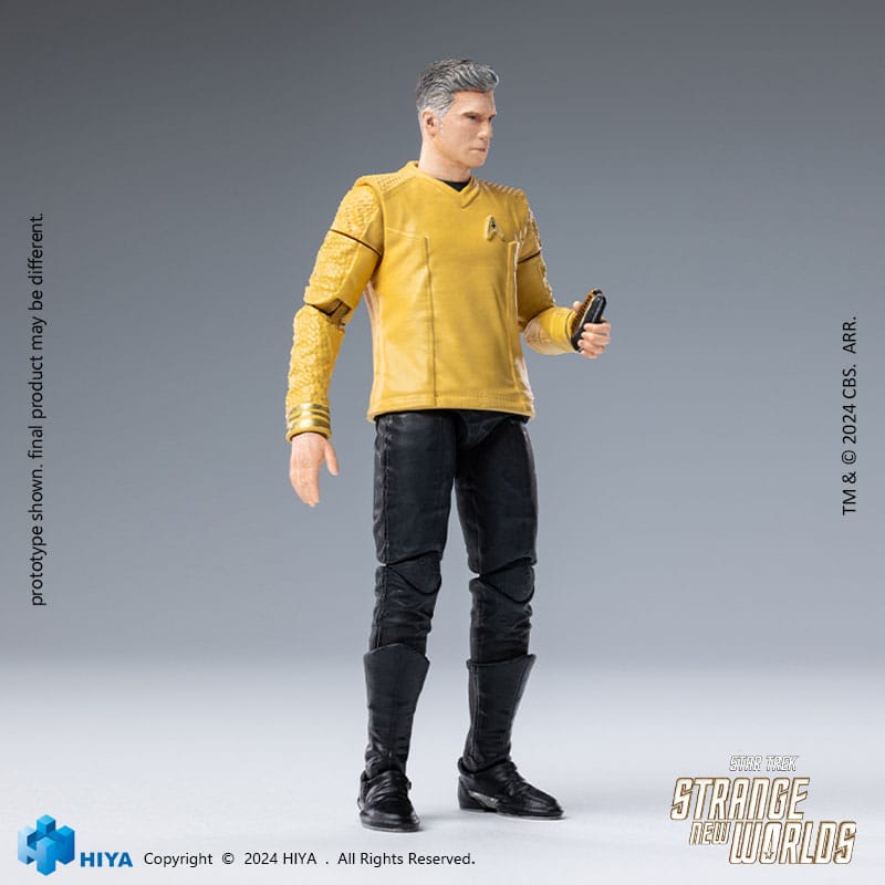 Star Trek Strange New Worlds Exquisite Mini Series  Actionfigur 1/18 Pike 11 cm Hiya Toys
