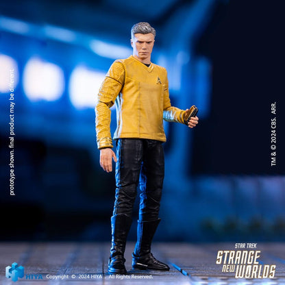 Star Trek Strange New Worlds Exquisite Mini Series  Actionfigur 1/18 Pike 11 cm Hiya Toys
