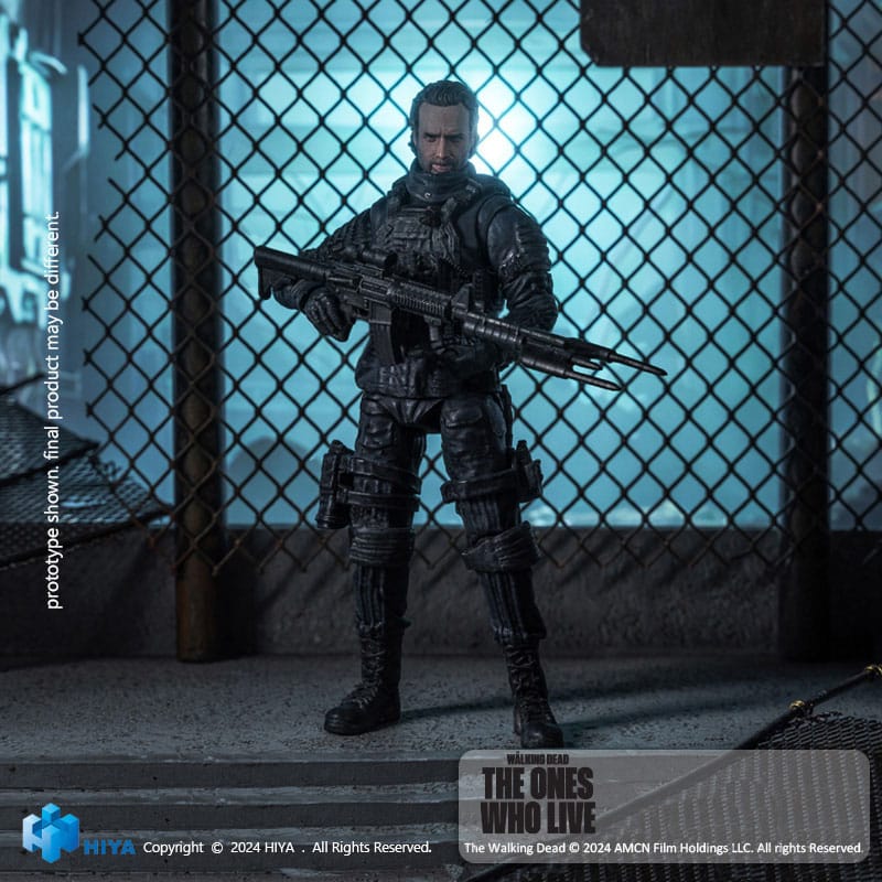 The Walking Dead: The Ones Who Lived Exquisite Mini Action Figure 1/18 Rick Grimes 11 cm Hiya Toys
