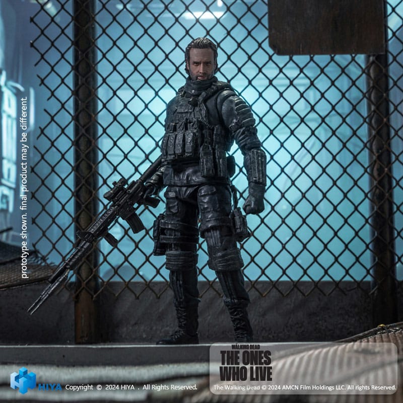 The Walking Dead: The Ones Who Lived Exquisite Mini Action Figure 1/18 Rick Grimes 11 cm Hiya Toys