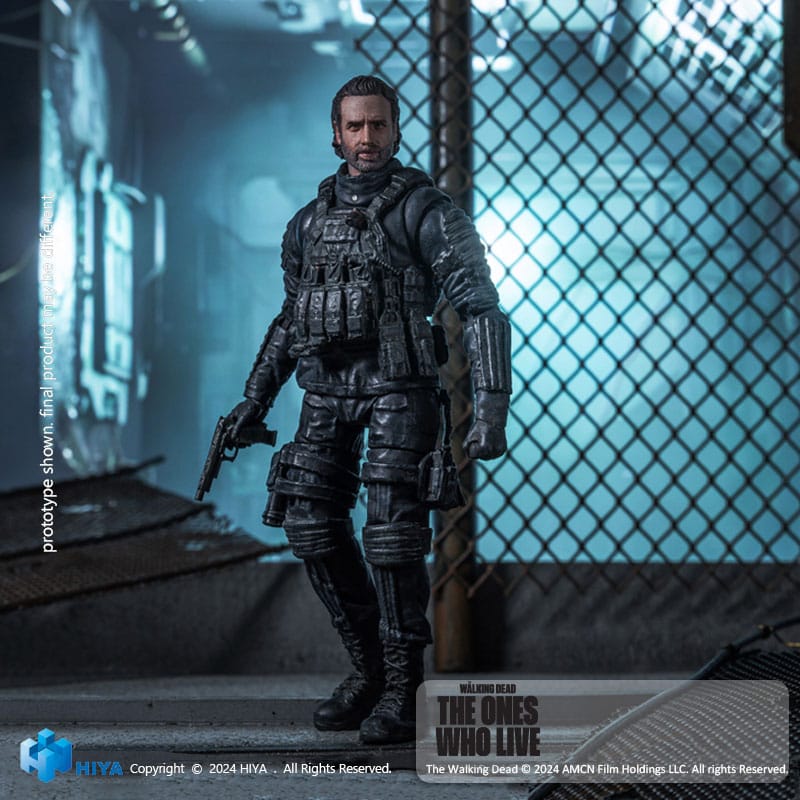 The Walking Dead: The Ones Who Lived Exquisite Mini Action Figure 1/18 Rick Grimes 11 cm Hiya Toys