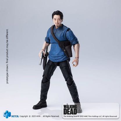 The Walking Dead Exquisite Mini Series  Actionfigur 1/18 Glenn 11 cm Hiya Toys