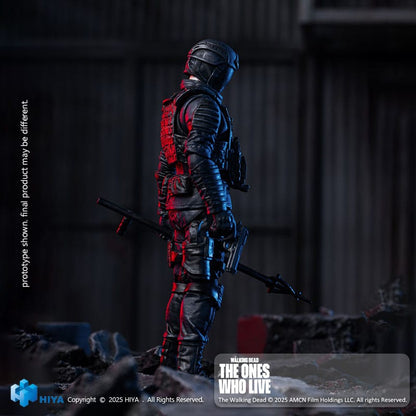 The Walking Dead: The Ones Who Lived Exquisite Mini Action Figure 1/18 CRM Soldier 10 cm