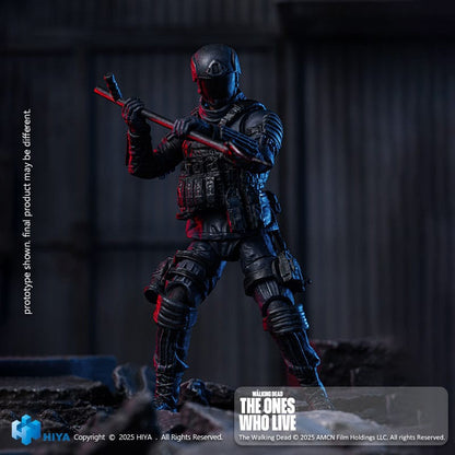 The Walking Dead: The Ones Who Lived Exquisite Mini Action Figure 1/18 CRM Soldier 10 cm