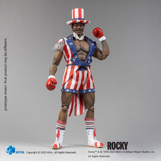 Rocky Exquisite Super Series  Actionfigur 1/12 Apollo 16 cm Hiya Toys