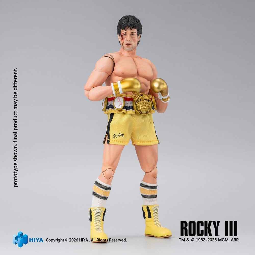 Rocky III Exquisite Super Action Figure 1/12 Rocky Boxer Version 16 cm