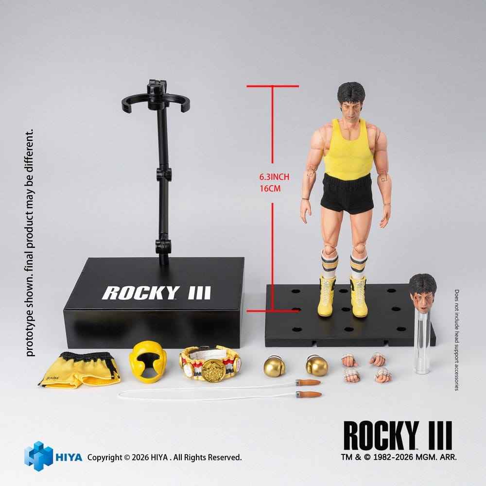 Rocky III Exquisite Super Action Figure 1/12 Rocky Boxer Version 16 cm