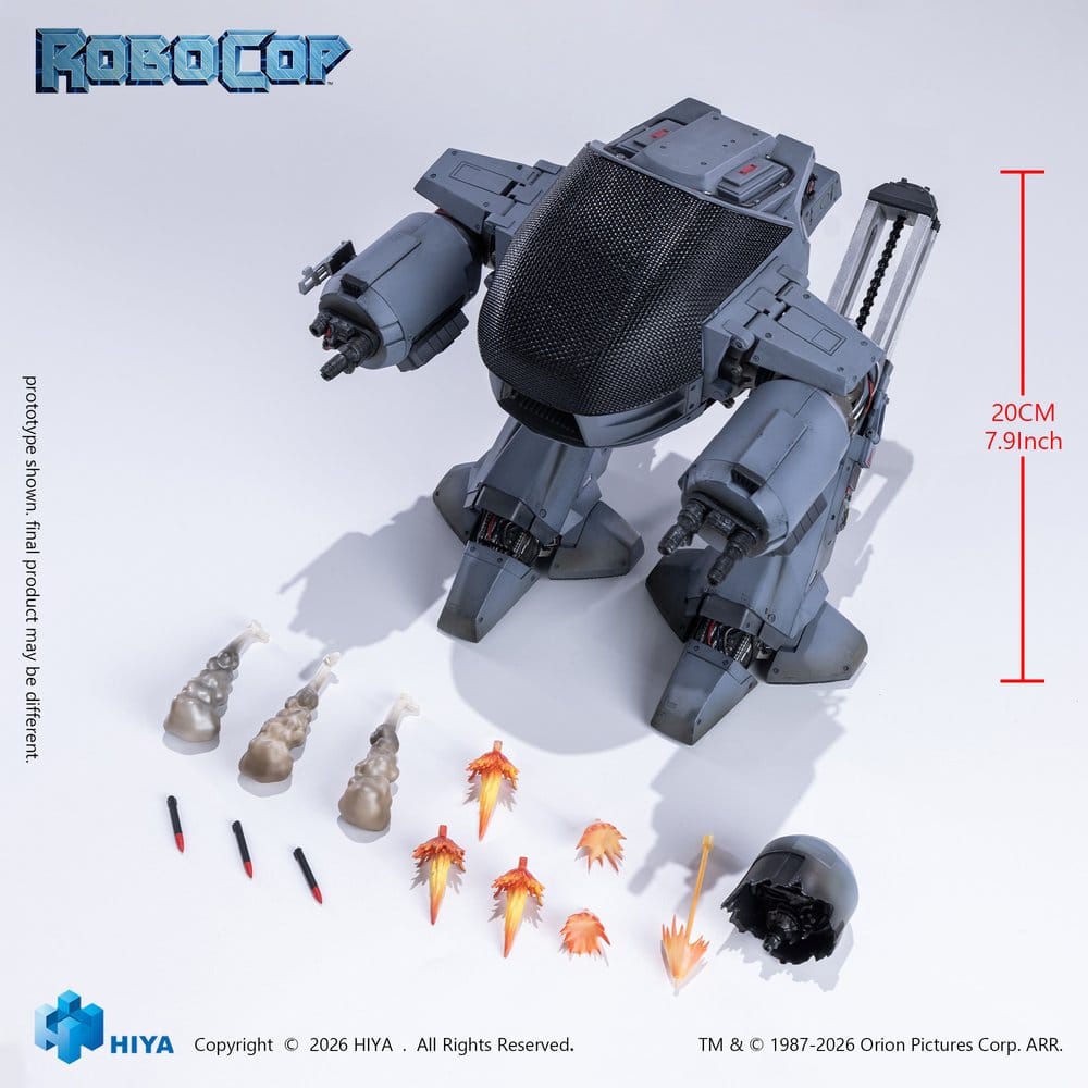 Robocop Exquisite Super Series Actionfigur 1/12  ED-209 20 cm Hiya Toys