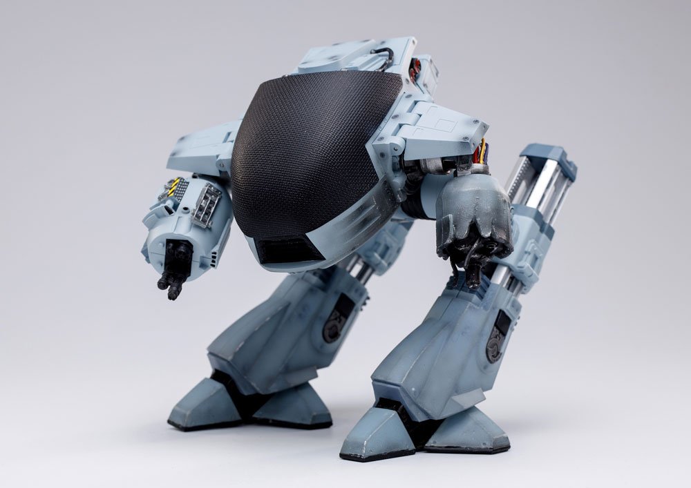 Robocop Exquisite Mini Action Figure with Sound Feature 1/18 Battle Damaged ED209 15 cm Action figures