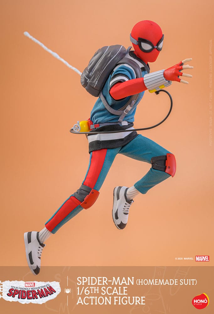 Your Friendly Neighborhood Spider-Man Action Figure 1/6 Spider-Man (Homemade Suit) 29 cm Hono Studio