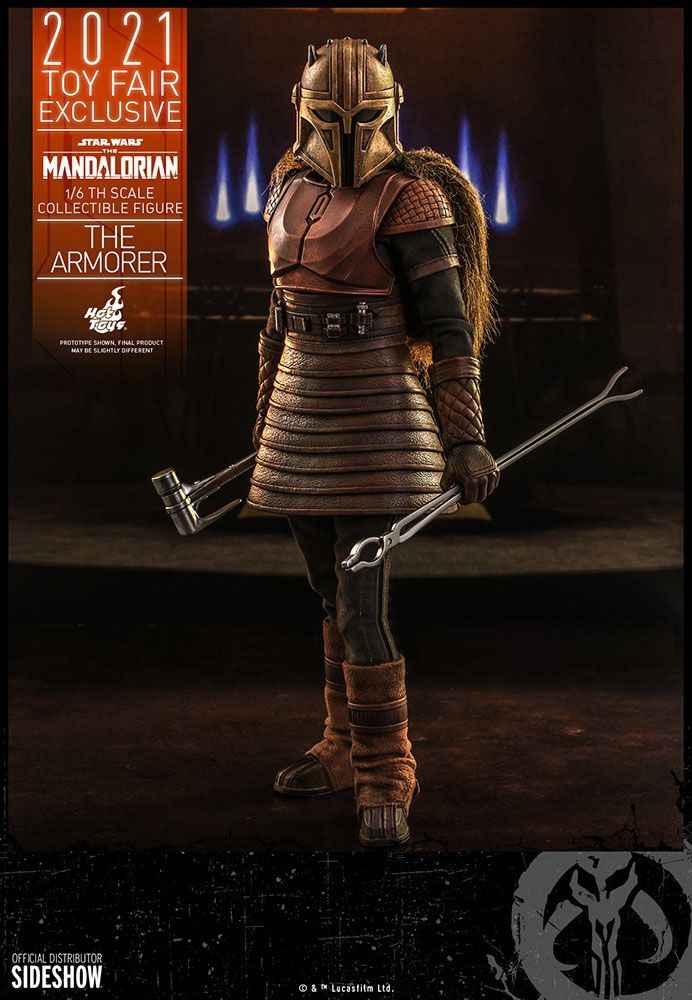 Star Wars The Mandalorian Action Figure 1/6 The Armorer 2021 Toy Fair Exclusive 29 cm
