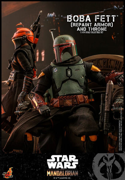 Star Wars: The Mandalorian Action Figure 1/6 Boba Fett Repaint Armor and Throne Special Edition 30 cm Hot Toys