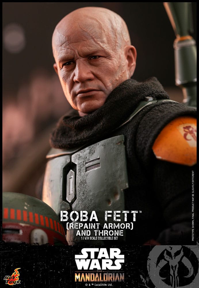 Star Wars: The Mandalorian Action Figure 1/6 Boba Fett Repaint Armor and Throne Special Edition 30 cm Hot Toys