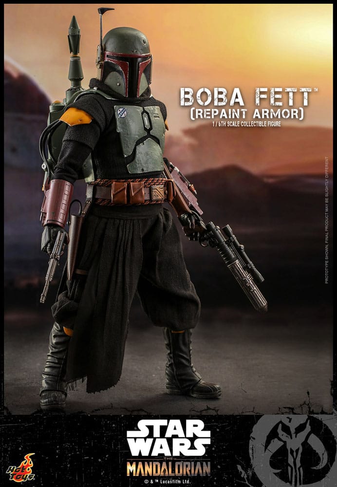 Star Wars: The Mandalorian Action Figure 1/6 Boba Fett Repaint Armor Special Edition 30 cm Hot Toys