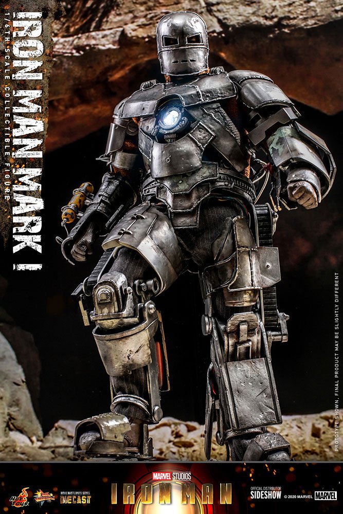 Iron Man Movie Masterpiece Action Figure 1/6 Iron Man Mark I 30 cm Hot Toys