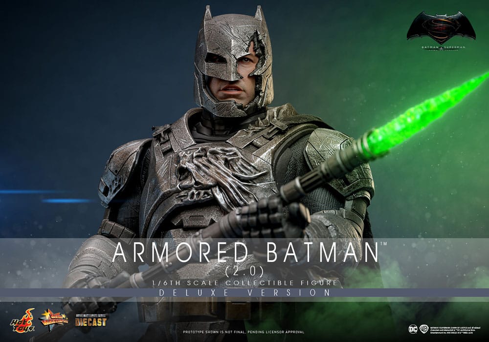 Batman v Superman: Dawn of Justice Movie Masterpiece Action Figure 1/6 Armored Batman 2.0 (Deluxe Version) 33 cm
