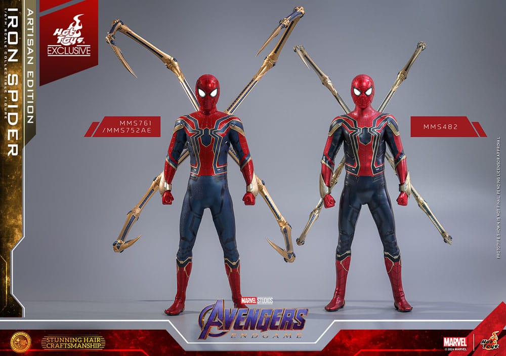 Avengers: Endgame Movie Masterpiece Action Figure 1/6 Iron Spider Artisan Edition 28 cm