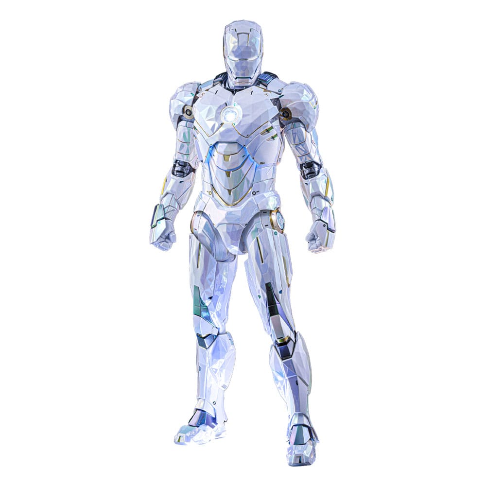 Iron Man 2 Movie Masterpiece Diecast Action Figure 1/6 Iron Man Mark IV (Sub-Zero Fractal Armor) Hot Toys Exclusive 33 cm Hot Toys