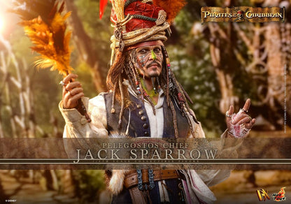 Pirates of the Caribbean: Dead Man's Chest Action DX Figure 1/6 Pelegostos Chief Jack Sparrow 30 cm Hot Toys