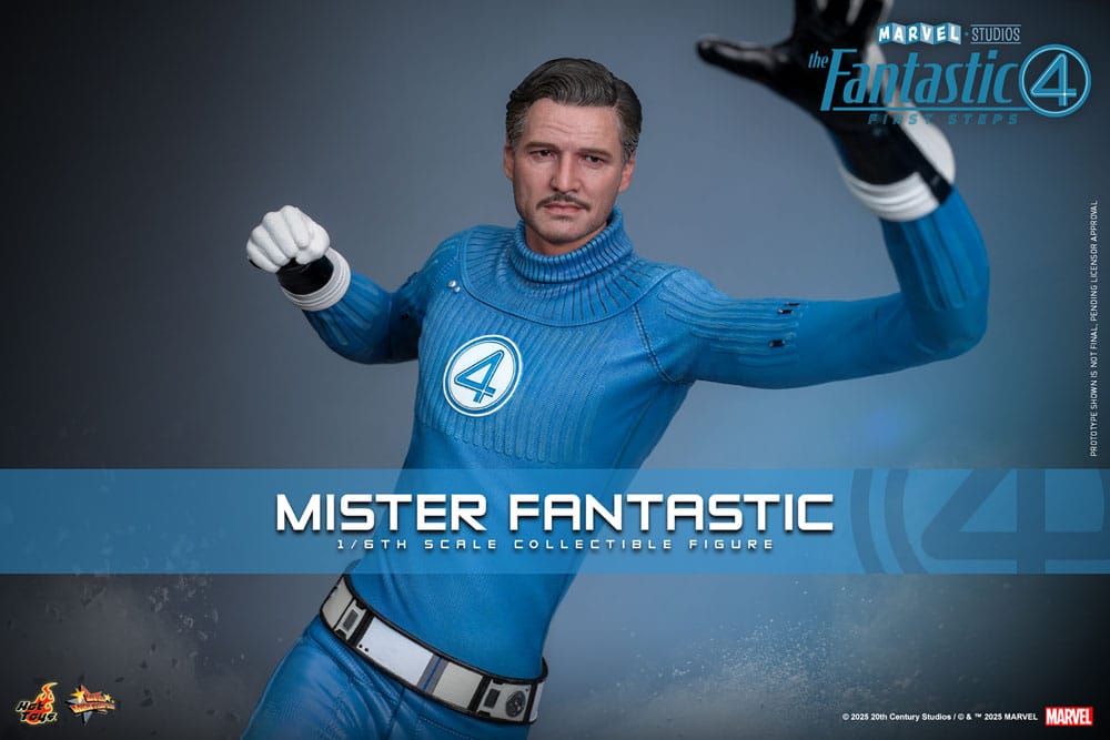 The Fantastic Four: First Steps Movie Masterpiece Action Figure 1/6 Mister Fantastic 30 cm Hot Toys