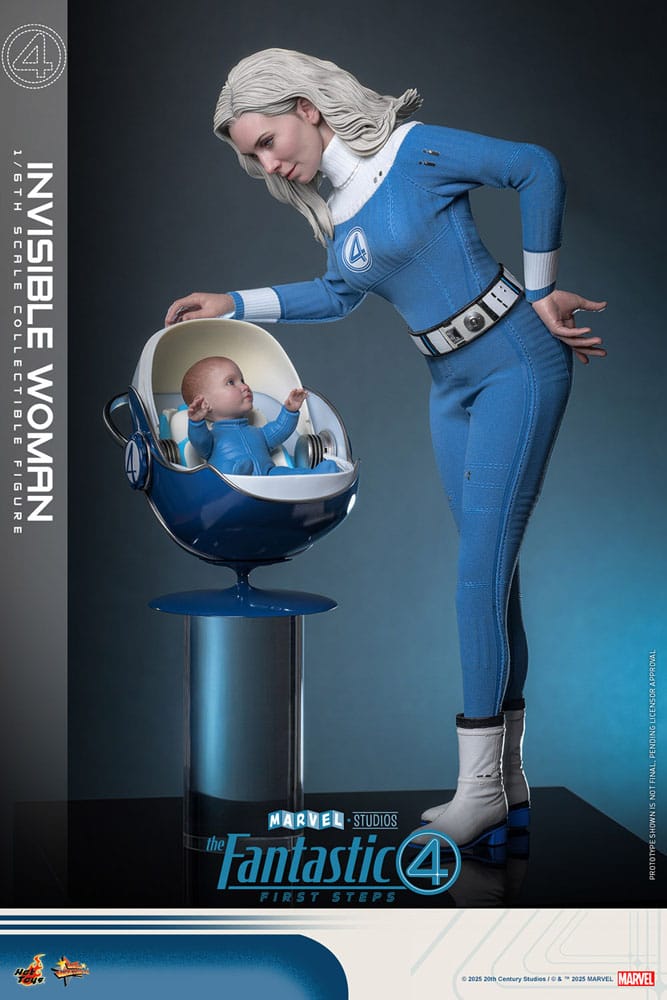 The Fantastic Four: First Steps Movie Masterpiece Action Figure 1/6 Invisible Woman 28 cm Hot Toys