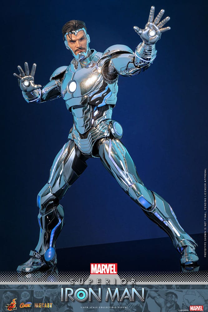 Marvel Comic Diecast Masterpiece Action Figure 1/6 Superior Iron Man 32 cm Hot Toys