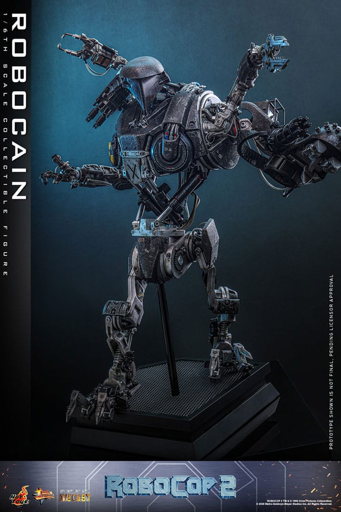 RoboCop 2 Movie Masterpiece Diecast Action Figure 1/6 RoboCain 40 cm