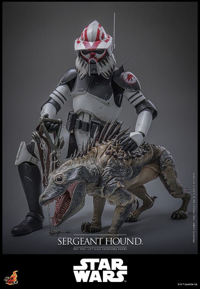 Star Wars: The Clone Wars Action Figure 1/6 Sergeant Hound 30 cm Hot Toys