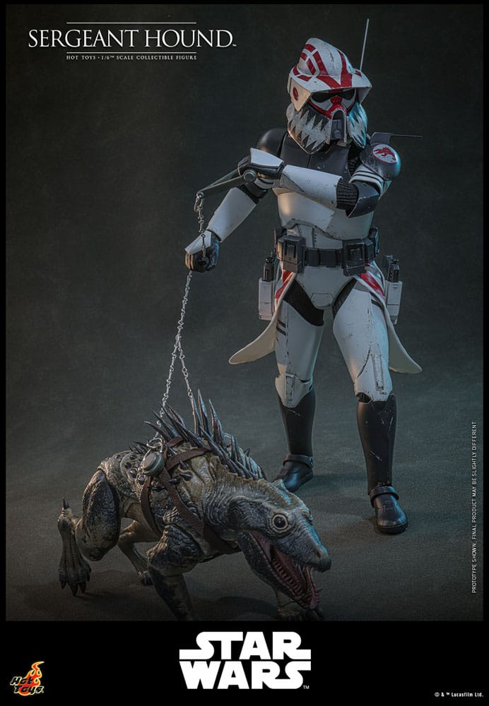 Star Wars: The Clone Wars Action Figure 1/6 Sergeant Hound 30 cm Hot Toys