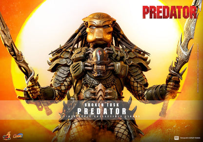 Alien vs. Predator Comic Masterpiece Action Figure 1/6 Broken Tusk Predator 35 cm Hot Toys