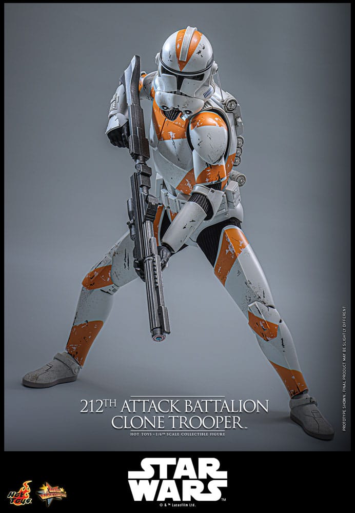 Star Wars: The Clone Wars Action Figure 1/6 212th Attack Battalion Clone Trooper Deluxe Version 30 cm Hot Toys