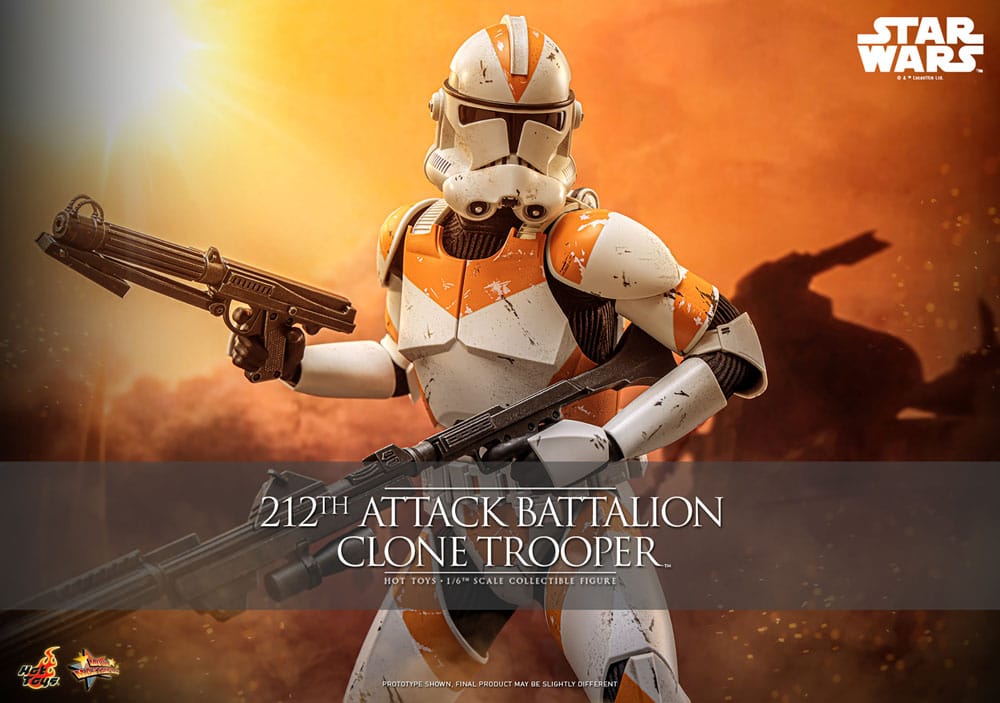 Star Wars: The Clone Wars Action Figure 1/6 212th Attack Battalion Clone Trooper 30 cm Hot Toys