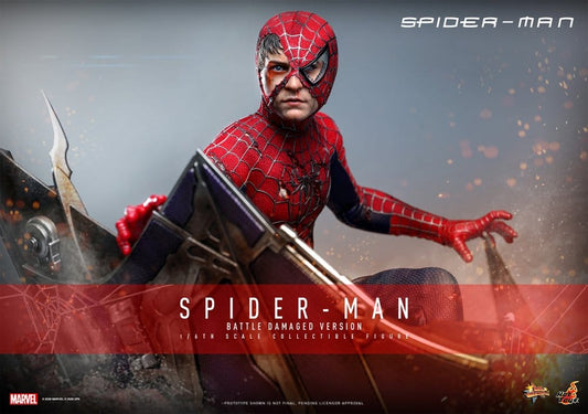 Spider-Man Movie Masterpiece Action Figure 1/6 Spider-Man (Battle Damaged Version) 30 cm Hot Toys