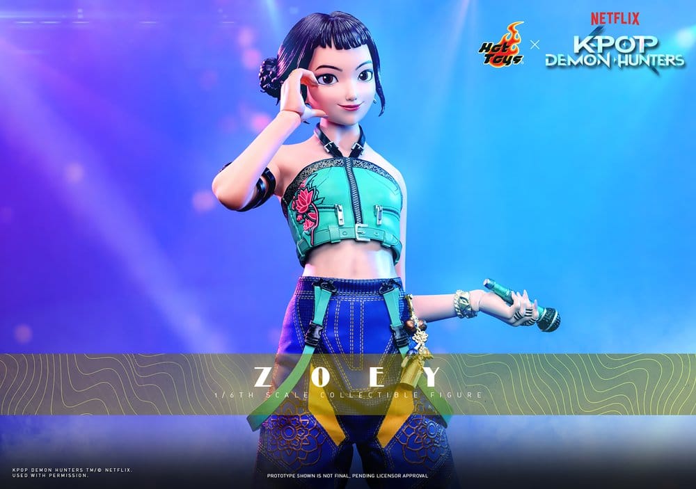 KPop Demon Hunters Action Figure 1/6 Zoey 27 cm Hot Toys