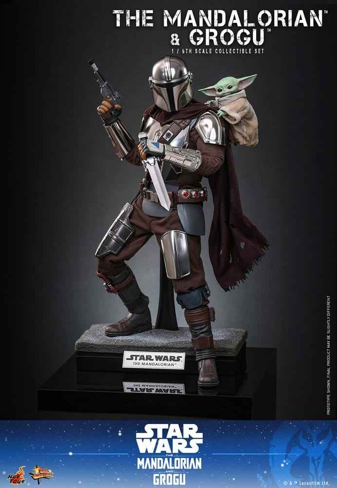 Star Wars: The Mandalorian & Grogu Movie Masterpiece Action Figure 1/6 The Mandalorian and Grogu 31 cm