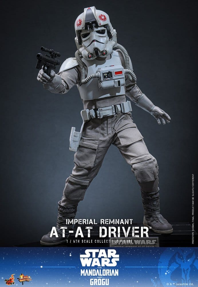 Star Wars Movie Masterpiece Action Figure 1/6 Imperial Remnant AT-AT Driver 30 cm Hot Toys