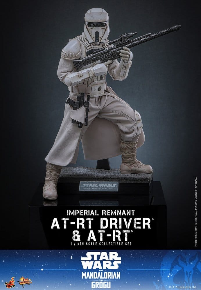 Star Wars: The Mandalorian & Grogu Movie Masterpiece Action Figure 1/6 Imperial Remnant AT-RT Driver 30 cm