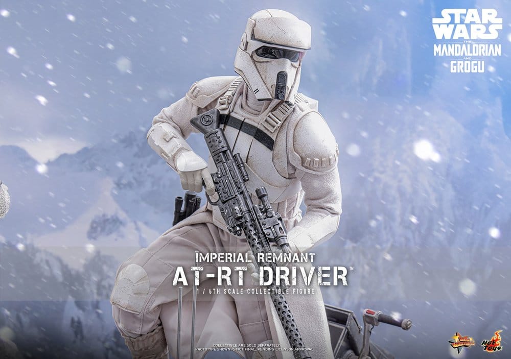 Star Wars: The Mandalorian & Grogu Movie Masterpiece Action Figure 1/6 Imperial Remnant AT-RT Driver 30 cm