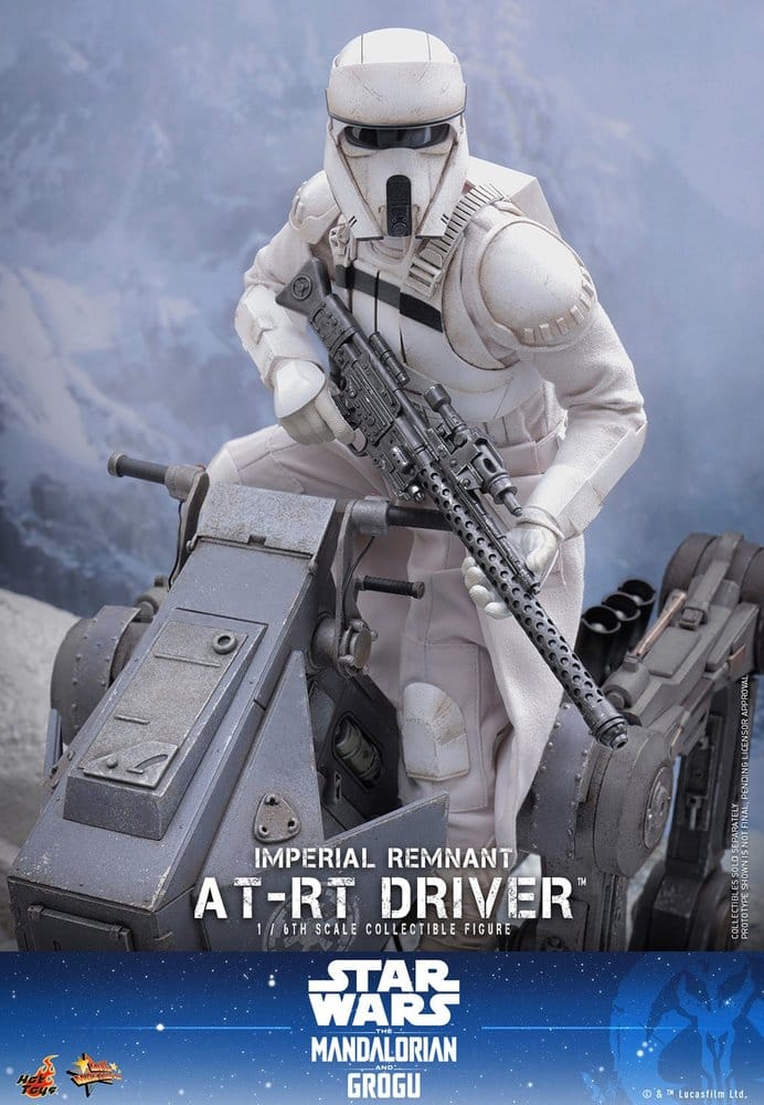 Star Wars: The Mandalorian & Grogu Movie Masterpiece Action Figure 1/6 Imperial Remnant AT-RT Driver 30 cm