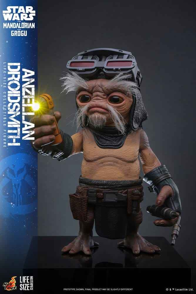 Star Wars: The Mandalorian & Grogu Life-Size Figure Anzellan Droidsmith 27 cm