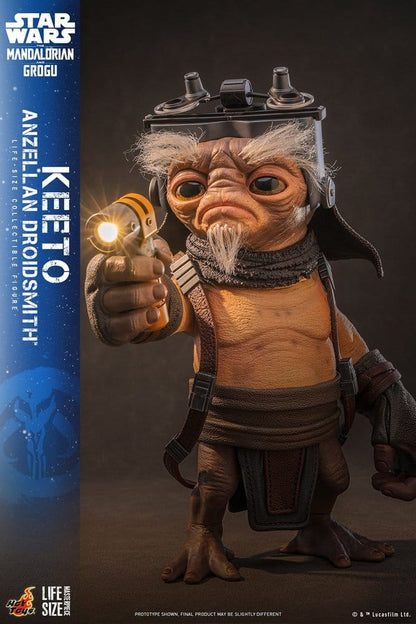 Star Wars: The Mandalorian & Grogu Life-Size Masterpiece Life-Size Figure Keeto (Anzellan Droidsmith) 26 cm Hot Toys